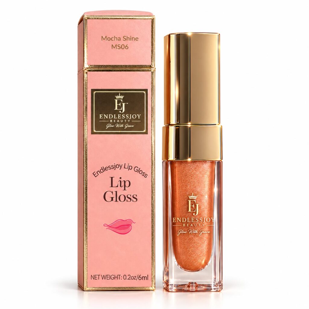 EndlessJoy Beauty Mocha Shine Shimmer Lip Gloss - MS06